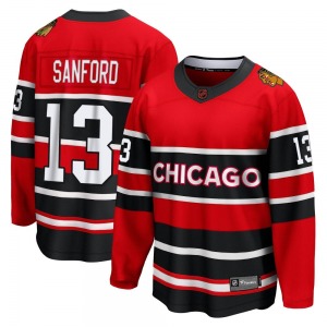 Youth Zach Sanford Chicago Blackhawks Fanatics Branded Breakaway Red Special Edition 2.0 Jersey