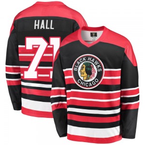 Taylor Hall Chicago Blackhawks Fanatics Branded Premier Red/Black Breakaway Heritage Jersey