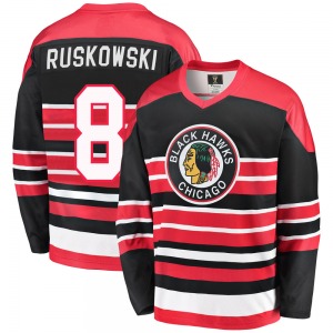 Terry Ruskowski Chicago Blackhawks Fanatics Branded Premier Red/Black Breakaway Heritage Jersey