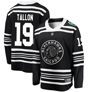 Youth Dale Tallon Chicago Blackhawks Fanatics Branded Breakaway Black 2019 Winter Classic Jersey