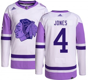 Youth Seth Jones Chicago Blackhawks Adidas Authentic Hockey Fights Cancer Jersey